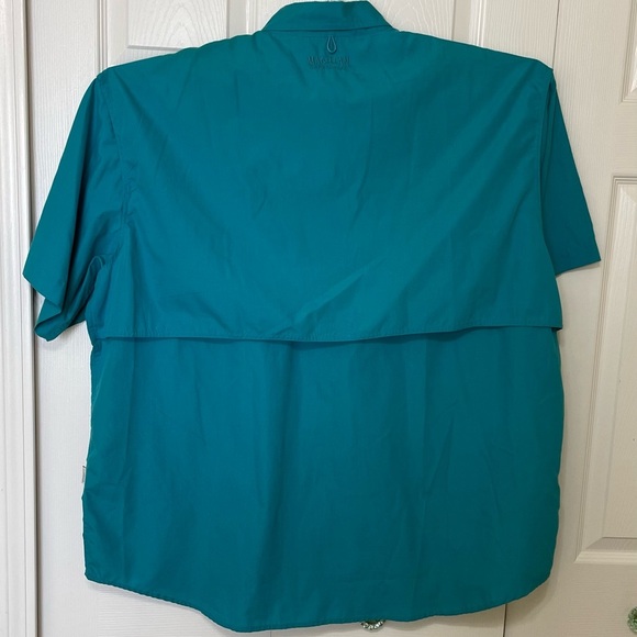 Magellan Fish Gear Blue Men's Shirt Size 3XL Relaxed Fit - Picture 2 of 15